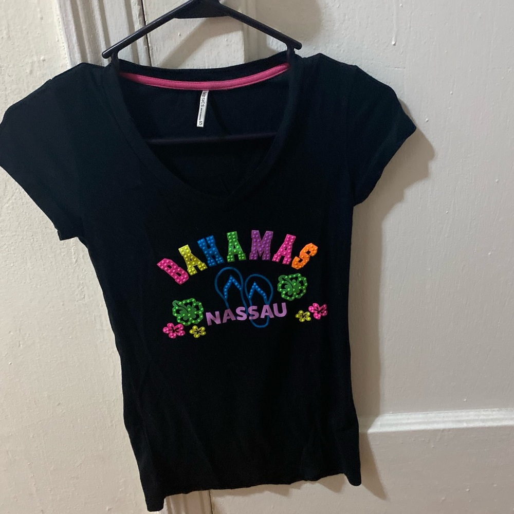 Bahamas island Black T-Shirt